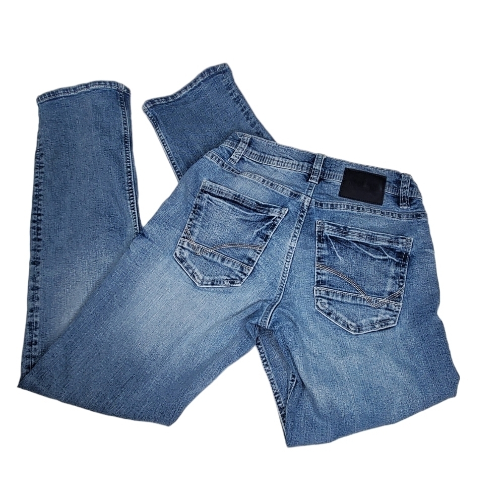 Reclaim Women's Regular Straight Blue Jeans Sz 27 Medium Wash Low-Rise